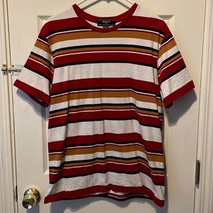 Forever 21 Mens Medium Horizontal Stripped Shirt